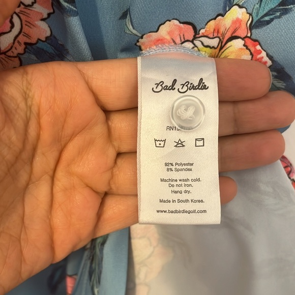 Bad Birdie Blue Golf Polo Shirt - Size Large - Excellent Condition, Like New. - Picture 6 of 8